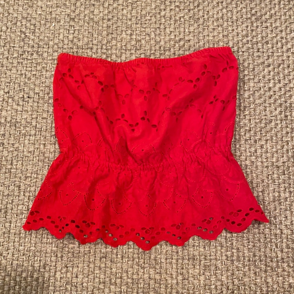 Forever 21 lace strapless top